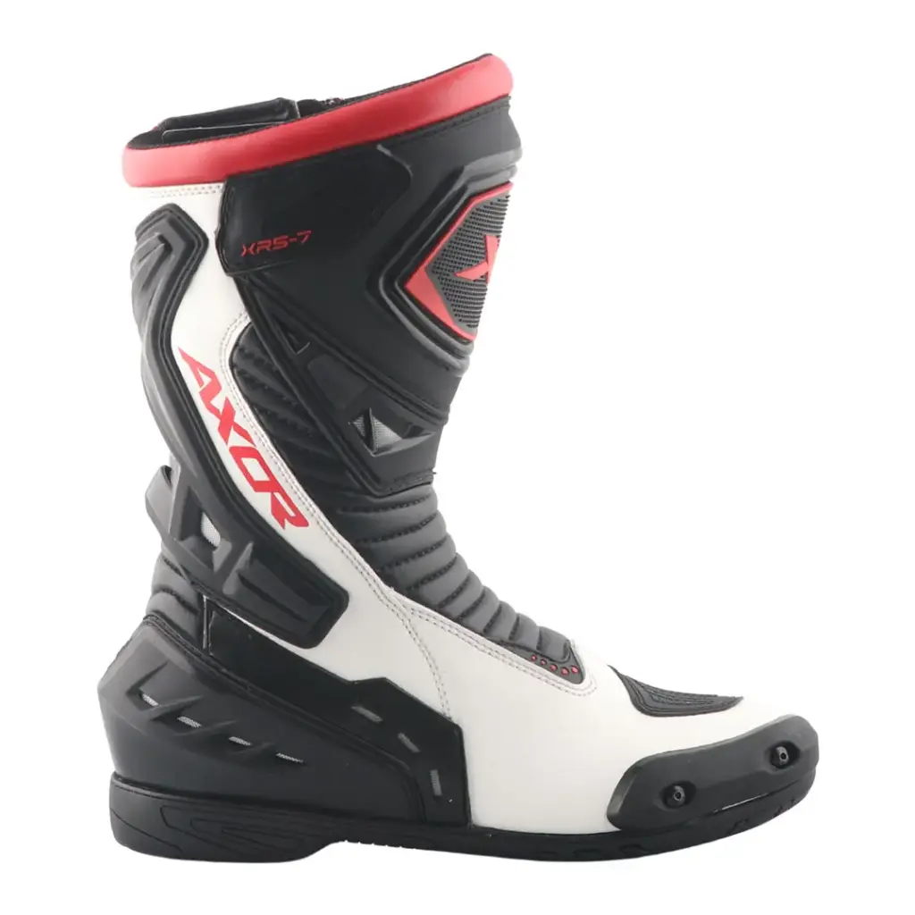 Axor Slipstream Pro Riding Boots-Black Red White - 10
