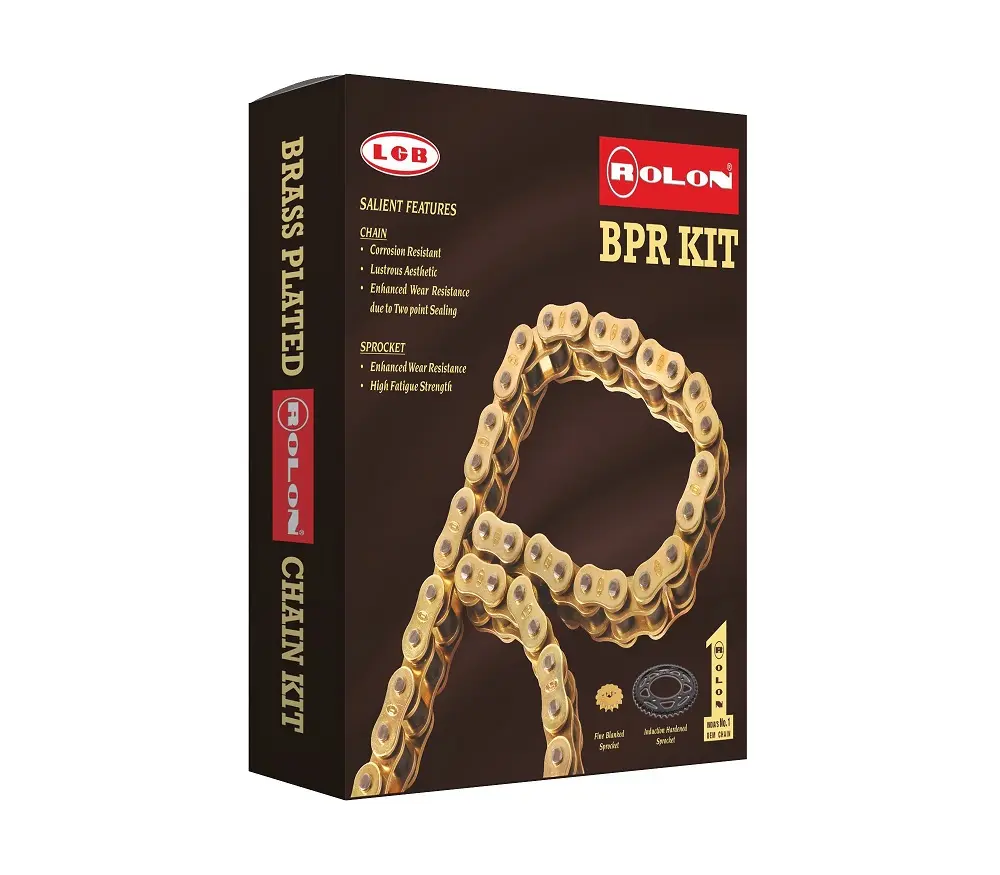 Rolon Brass Chain and Sprocket kit for KTM DUKE 390CC - KIT HXRC 268