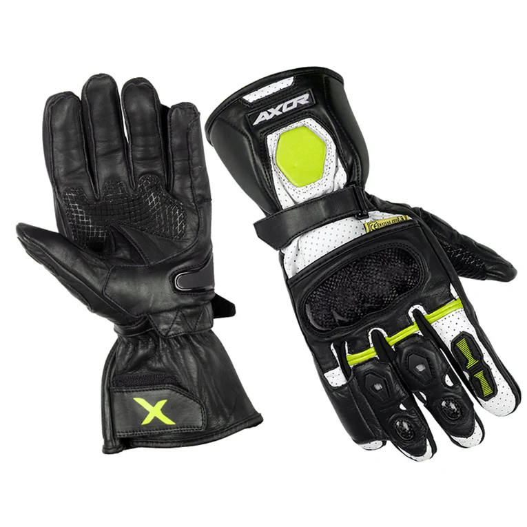 Axor Lycan Riding Gloves (BLACK NEON GREEN)