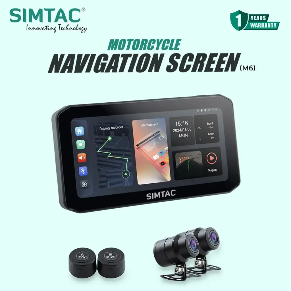Simtac motorcycle navigation system – M6DT