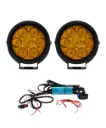 HJG New 7 LED 140W Foglight with Yellow Cover 140W