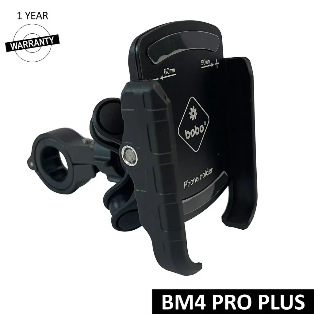 BOBO BM4 PRO PLUS Jaw-Grip Bike Phone Holder with PRO PLUS Vibration Damper