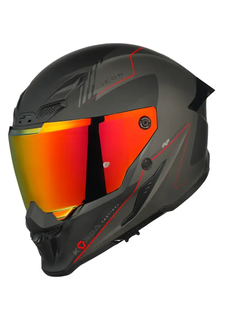 KORDA ICON NERO HELMET (Matt Grey Red)