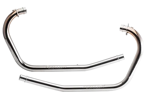SILVER STALLION PERFORMANCE INTERCEPTOR / GT 650 BEND PIPES (Chrome Polish)