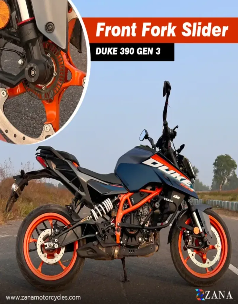 ZANAFRONT FORK SLIDER FOR KTM DUKE 390/250/200/390 GEN 3