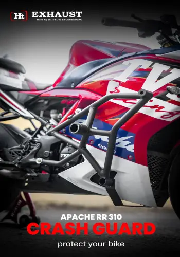 Apache RR310 crash guard with metal slider - / HT 