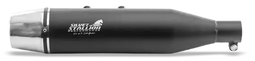 Royal Enfield Hunter 350 Silver Stallion Performance Exhaust ( Shorty )