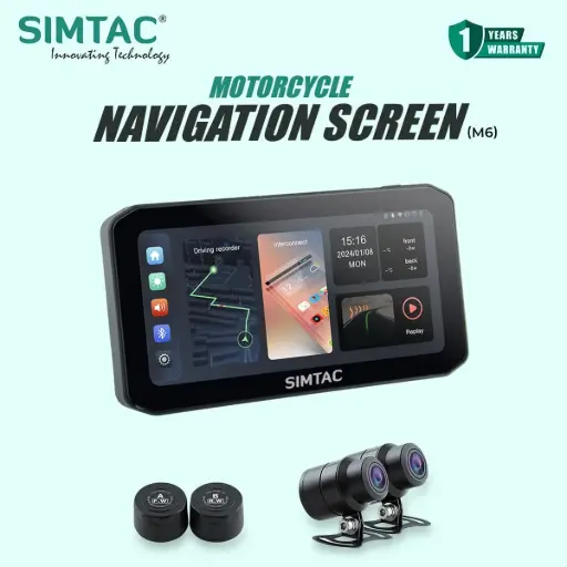 Simtac motorcycle navigation system – M6DT