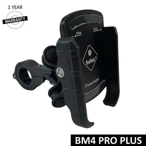 BOBO BM4 PRO PLUS Jaw-Grip Bike Phone Holder with PRO PLUS Vibration Damper