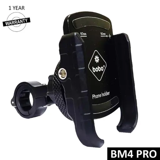 BOBO BM4 PRO Jaw-Grip Bike Phone Holder with Vibration Controller