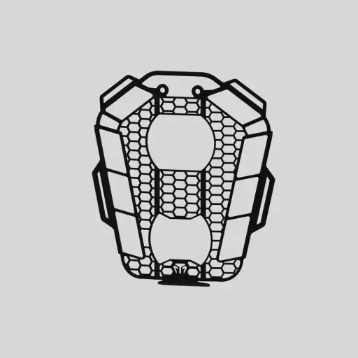 MOTO TORQUE HEADLIGHT GUARD HONEYCOMB VERISON FOR KTM 390 Adventure/Adventure X