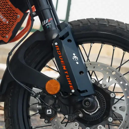MOTO TORQUE FORK PROTECTORS METAL -BLACK FOR 2025 FOR KTM 390 Adventure/Adventure X