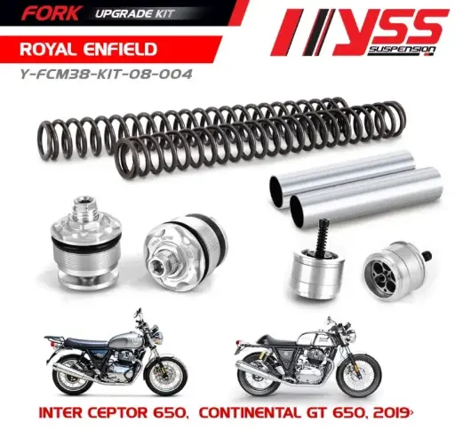 YSS FORK UPGRADE KIT INTERCEPTOR 650, GT 650 2019 Onwards